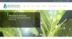 Desktop Screenshot of bionova.ca